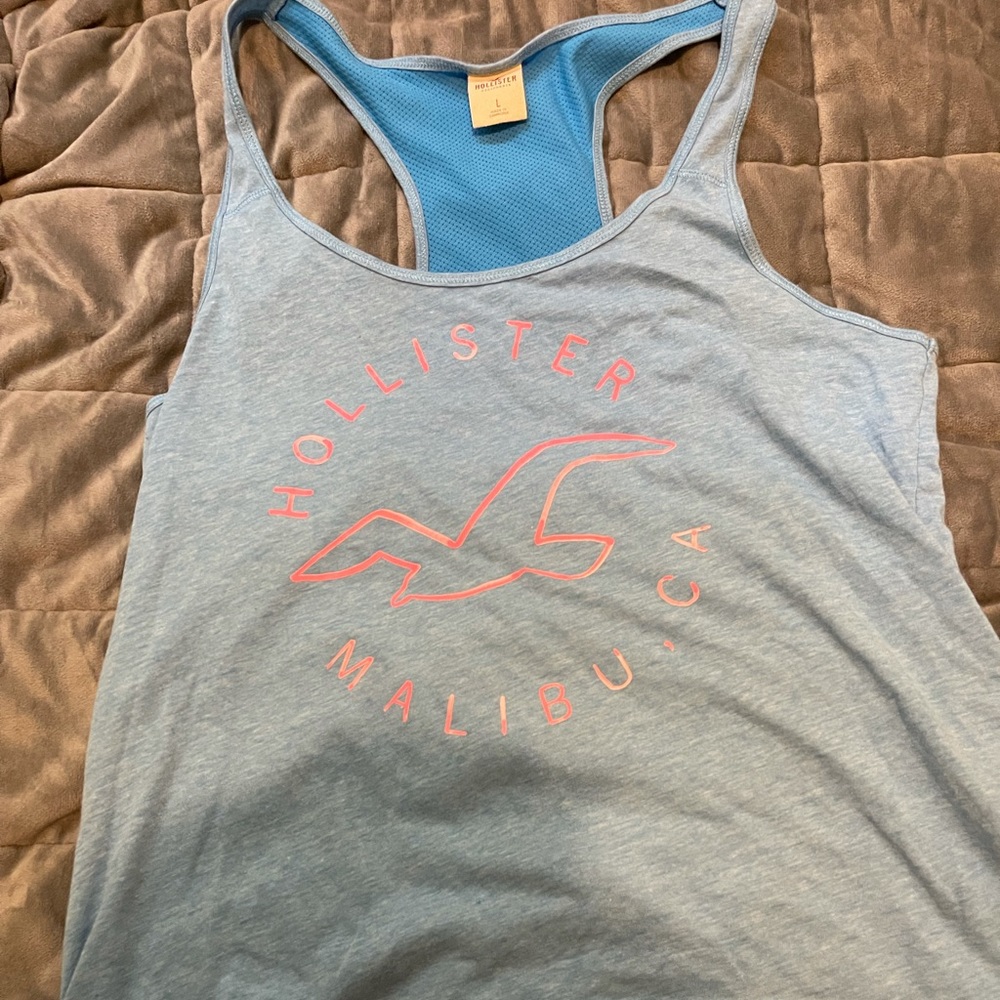 Blue tank top